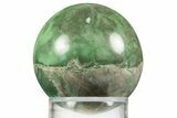 Polished Forest Green Lucin Variscite Sphere - Utah #336533-1